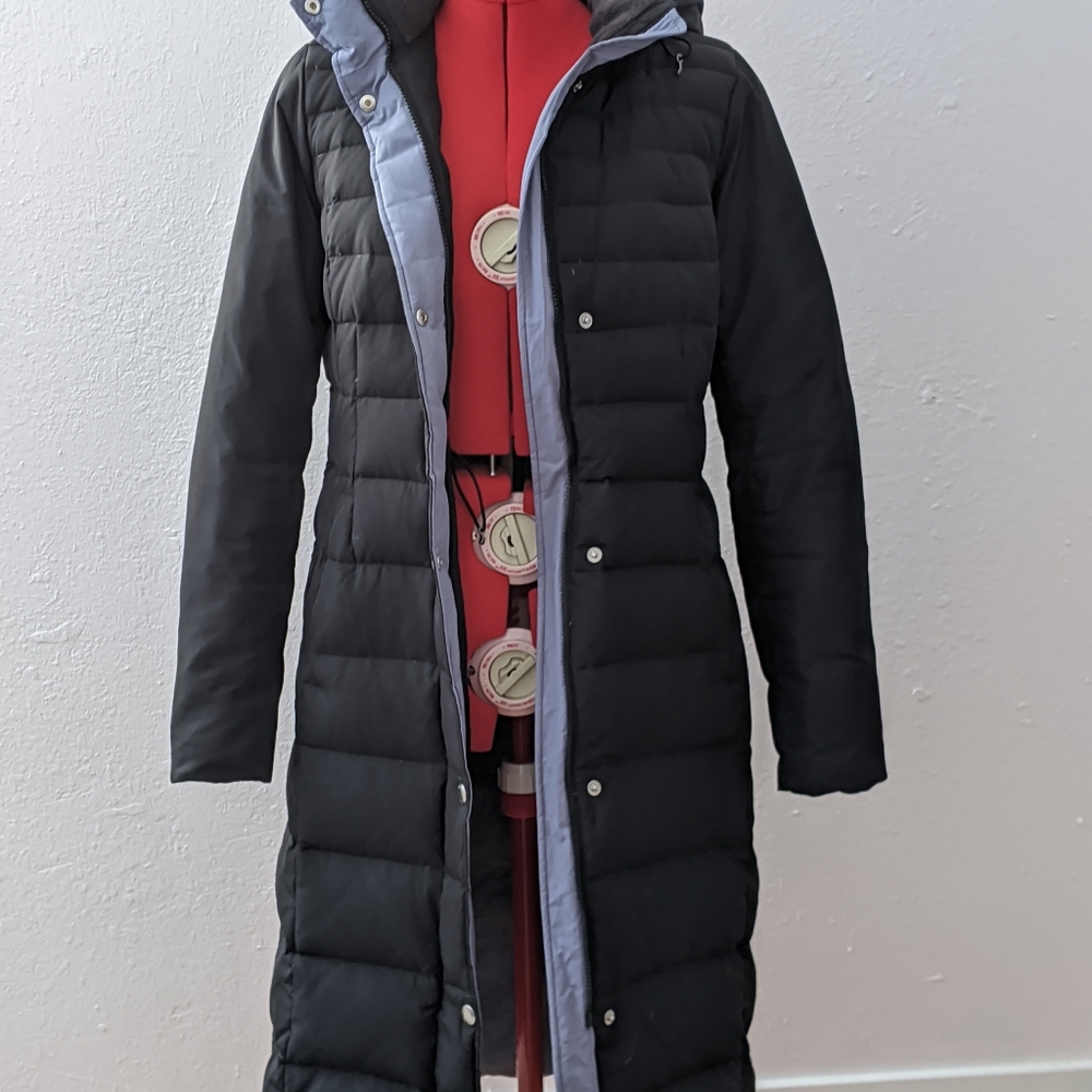 Land's End Extra long down puffy jacket/coat